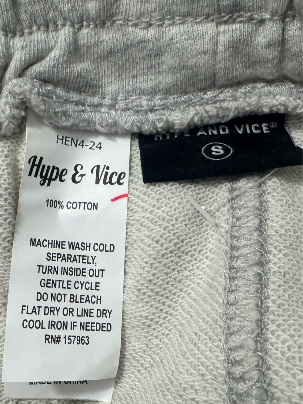Hype & Vice UCLA Heather Gray Fleece Shorts Size S NWOT - Picture 4 of 4